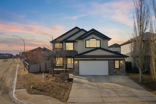 283 Springmere Link, Chestermere, AB - Outdoor With Facade
