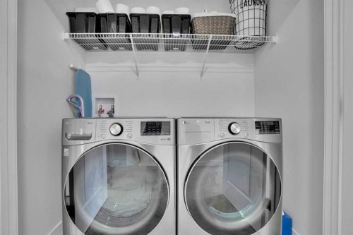 58 Ranchers View, Okotoks, AB - Indoor Photo Showing Laundry Room