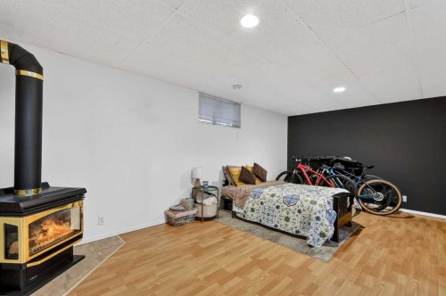 42F Green Meadow Crescent, Strathmore, AB - Indoor With Fireplace