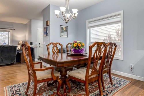 216 Silverado Range Close Sw, Calgary, AB - Indoor Photo Showing Dining Room
