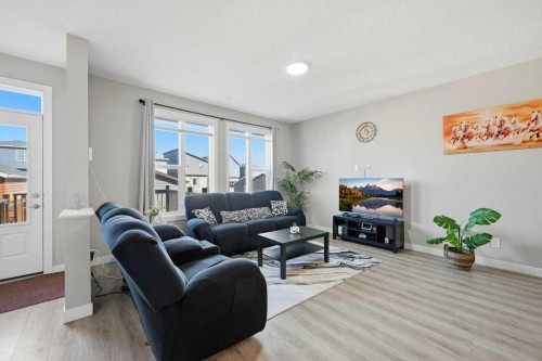 75 Howse Crescent Ne, Calgary, AB - Indoor Photo Showing Living Room