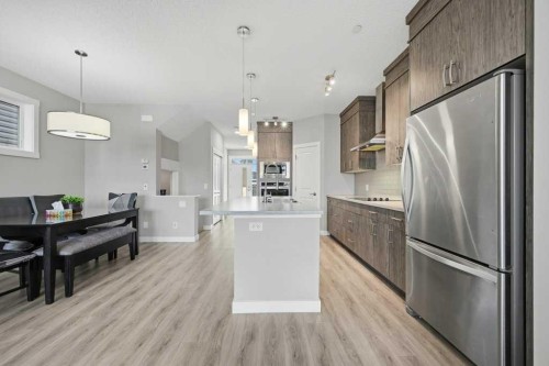 75 Howse Crescent Ne, Calgary, AB - Indoor Photo Showing Kitchen With Stainless Steel Kitchen With Upgraded Kitchen