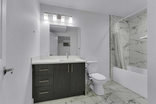 9 Redstone Common Ne, Calgary, AB - Indoor Photo Showing Bathroom