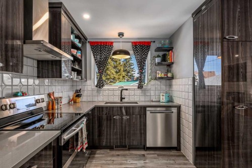 224 Cedarbrae Crescent Sw, Calgary, AB - Indoor Photo Showing Kitchen