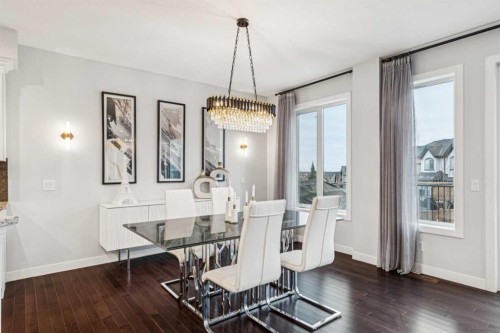 290 Mahogany Place Se, Calgary, AB - Indoor Photo Showing Dining Room