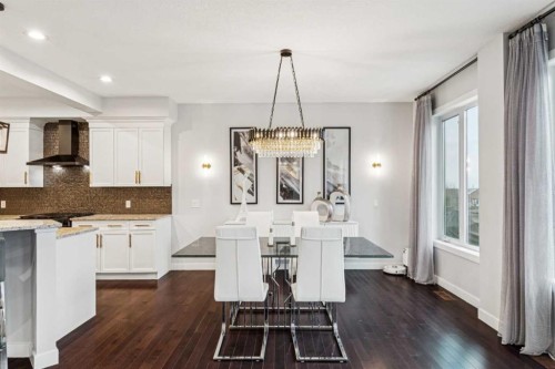 290 Mahogany Place Se, Calgary, AB - Indoor Photo Showing Kitchen With Upgraded Kitchen