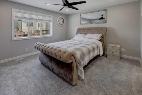 42 Evansbrooke Way Nw, Calgary, AB - Indoor Photo Showing Bedroom