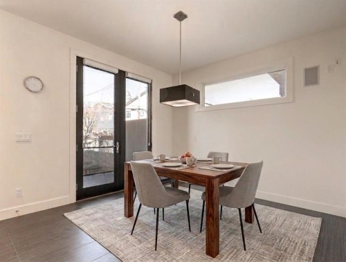 1711 27 Street Sw, Calgary, AB - Indoor Photo Showing Dining Room