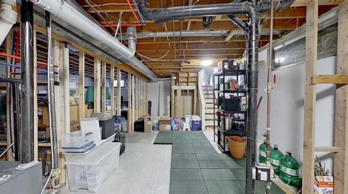 315 Pinecrest Crescent Ne, Calgary, AB - Indoor Photo Showing Basement