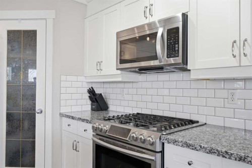 223 Copperfield Green, Calgary, AB - Indoor Photo Showing Kitchen With Upgraded Kitchen