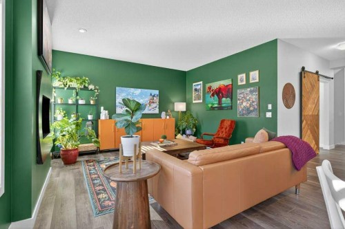 1091 Brightoncrest Green Se, Calgary, AB - Indoor Photo Showing Living Room