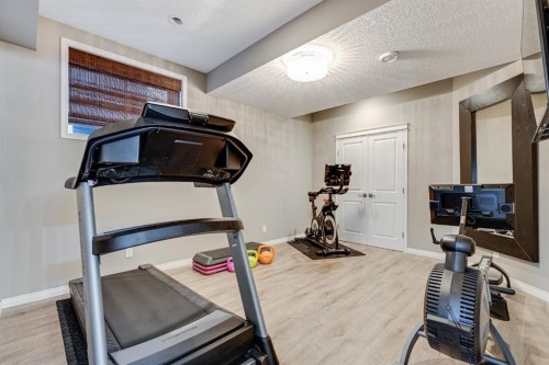 117 Mahogany Place Se, Calgary, AB - Indoor Photo Showing Gym Room