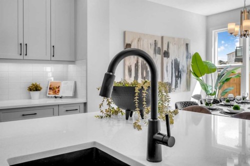 55 Amblehurst Link Nw, Calgary, AB - Indoor Photo Showing Kitchen