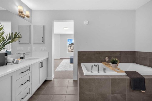 55 Amblehurst Link Nw, Calgary, AB - Indoor Photo Showing Bathroom