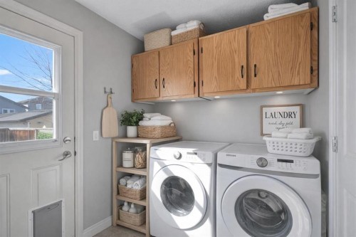 83 Luxstone Crescent Sw, Airdrie, AB - Indoor Photo Showing Laundry Room