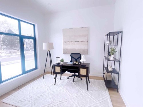 2107 Victoria Crescent Nw, Calgary, AB - Indoor Photo Showing Office