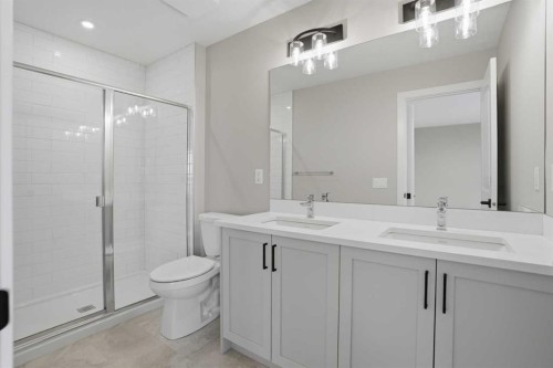 229 Bridgeport Gate, Chestermere, AB - Indoor Photo Showing Bathroom