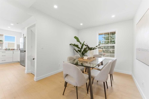 4547 Passchendaele Road Sw, Calgary, AB - Indoor Photo Showing Dining Room