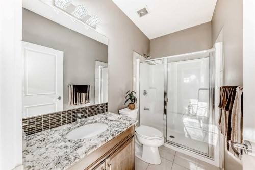 201 Aspenmere Way, Chestermere, AB - Indoor Photo Showing Bathroom