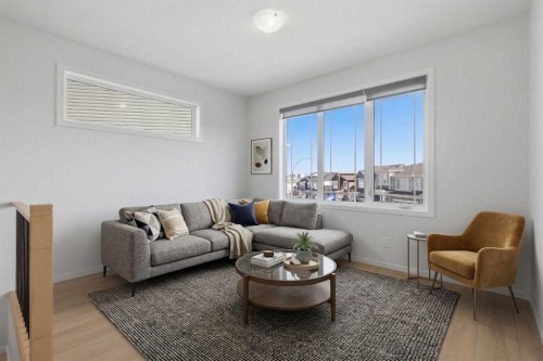 119 Carrington Circle Nw, Calgary, AB - Indoor Photo Showing Living Room