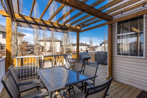 125 Seagreen Manor, Chestermere, AB - Outdoor With Deck Patio Veranda With Exterior