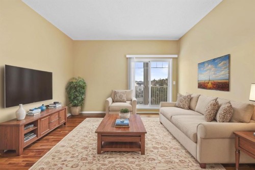 8318-70 Panamount Drive Nw, Calgary, AB - Indoor Photo Showing Living Room