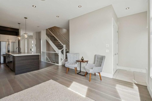 1104A Regent Crescent Ne, Calgary, AB - Indoor Photo Showing Kitchen