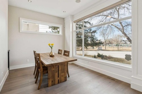 1104A Regent Crescent Ne, Calgary, AB - Indoor Photo Showing Dining Room