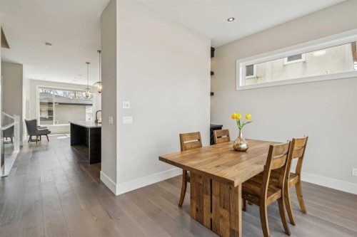 1104A Regent Crescent Ne, Calgary, AB - Indoor Photo Showing Dining Room