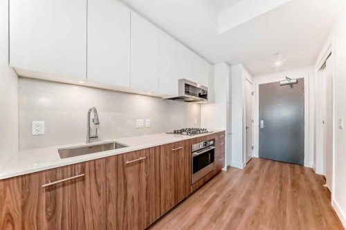 1012-730 2 Avenue Sw, Calgary, AB - Indoor Photo Showing Kitchen With Upgraded Kitchen