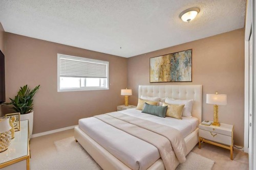 127 Whitehaven Road Ne, Calgary, AB - Indoor Photo Showing Bedroom