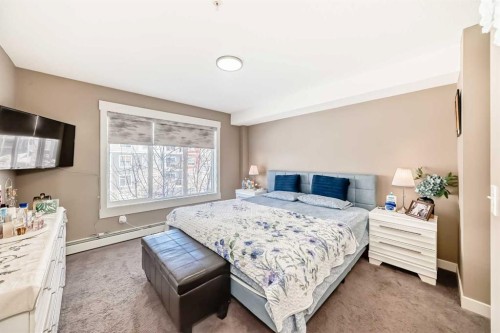 3301-155 Skyview Ranch Way Ne, Calgary, AB - Indoor Photo Showing Bedroom