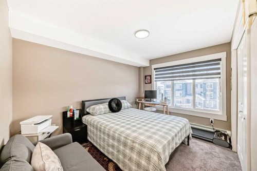 3301-155 Skyview Ranch Way Ne, Calgary, AB - Indoor Photo Showing Bedroom