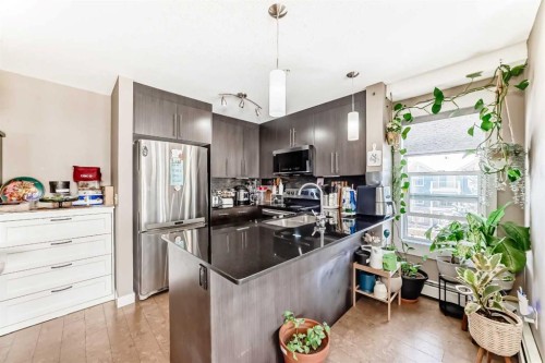 3301-155 Skyview Ranch Way Ne, Calgary, AB - Indoor Photo Showing Kitchen With Stainless Steel Kitchen With Double Sink With Upgraded Kitchen