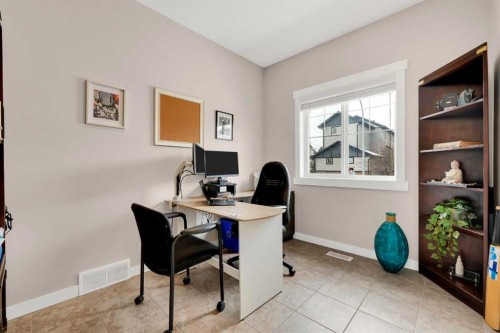 88 Silverado Saddle Avenue Sw, Calgary, AB - Indoor Photo Showing Office