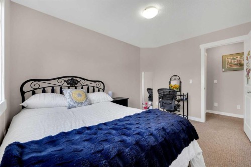88 Silverado Saddle Avenue Sw, Calgary, AB - Indoor Photo Showing Bedroom