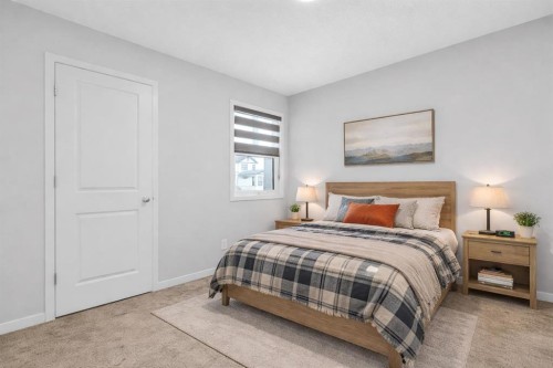 312 Edith Place Nw, Calgary, AB - Indoor Photo Showing Bedroom