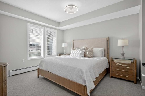 214-140 Mahogany Street Se, Calgary, AB - Indoor Photo Showing Bedroom