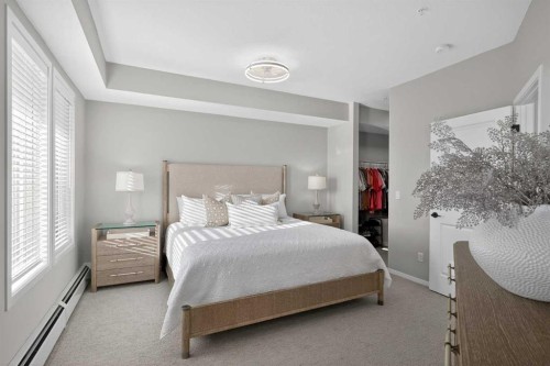 214-140 Mahogany Street Se, Calgary, AB - Indoor Photo Showing Bedroom