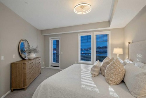214-140 Mahogany Street Se, Calgary, AB - Indoor Photo Showing Bedroom