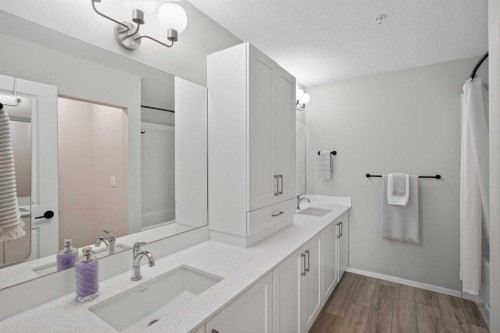 214-140 Mahogany Street Se, Calgary, AB - Indoor Photo Showing Bathroom