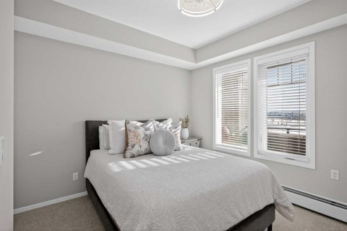 214-140 Mahogany Street Se, Calgary, AB - Indoor Photo Showing Bedroom