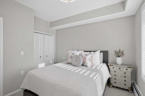 214-140 Mahogany Street Se, Calgary, AB - Indoor Photo Showing Bedroom