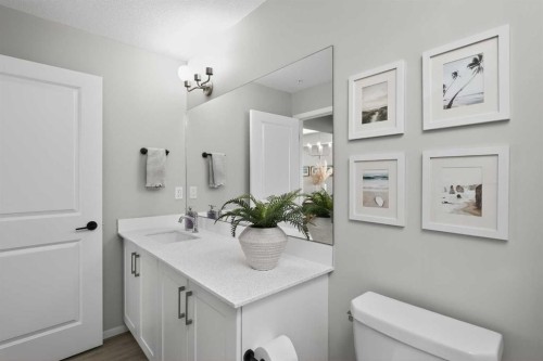 214-140 Mahogany Street Se, Calgary, AB - Indoor Photo Showing Bathroom