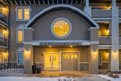 214-140 Mahogany Street Se, Calgary, AB - Outdoor With Balcony
