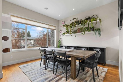 4128 7 Avenue Sw, Calgary, AB - Indoor Photo Showing Dining Room