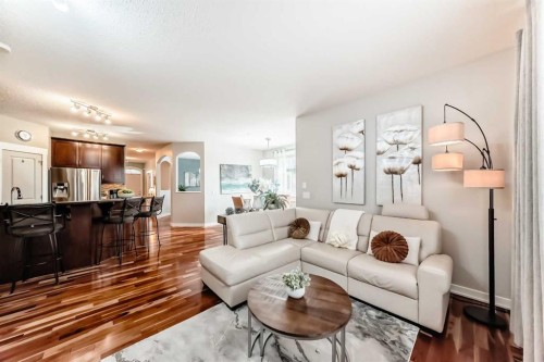 160 Sienna Passage, Chestermere, AB - Indoor Photo Showing Living Room