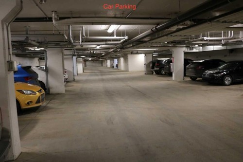 3413-181 Skyview Ranch Manor Ne, Calgary, AB - Indoor Photo Showing Garage