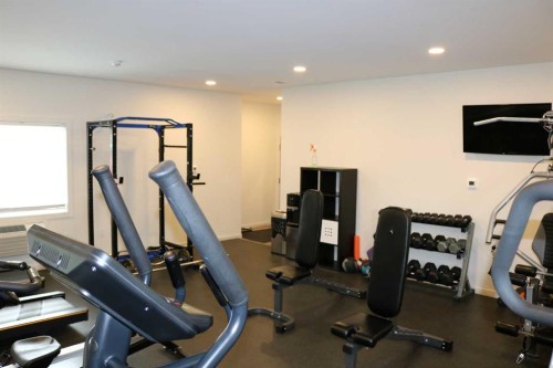 3413-181 Skyview Ranch Manor Ne, Calgary, AB - Indoor Photo Showing Gym Room