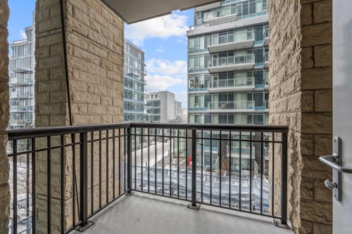 317-222 Riverfront Avenue Sw, Calgary, AB - Outdoor With Balcony